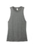 District DT153 Womens Perfect Tri Muscle Tank Top Heather Charcoal Grey Flat Front