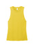 District DT153 Womens Perfect Tri Muscle Tank Top Heather Ochre Yellow Flat Front