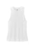 District DT153 Womens Perfect Tri Muscle Tank Top White Flat Front