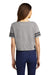 District Womens Scorecard Crop Short Sleeve Crewneck T-Shirt Heather Nickel Grey/Black Side