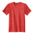 District DT5000 Mens The Concert Short Sleeve Crewneck T-Shirt Heather New Red Flat Front