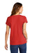 District DT5002 The Concert Short Sleeve V-Neck T-Shirt New Red Back