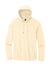 District Mens French Terry Hooded T-Shirt Hoodie Gardenia Flat Front
