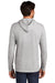 District Mens Featherweight French Terry Hooded Sweatshirt Hoodie Heather Light Grey Side