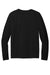 District Mens French Terry Long Sleeve Crewneck Sweatshirt Black Flat Back