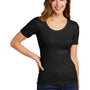 District Womens Very Important Short Sleeve Scoop Neck T-Shirt - Black