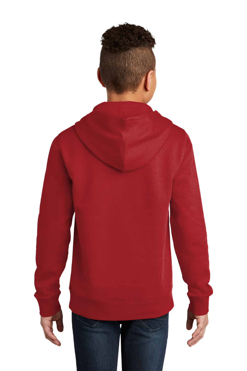 District Youth Very Important Fleece Hooded Sweatshirt Hoodie Classic Red Side