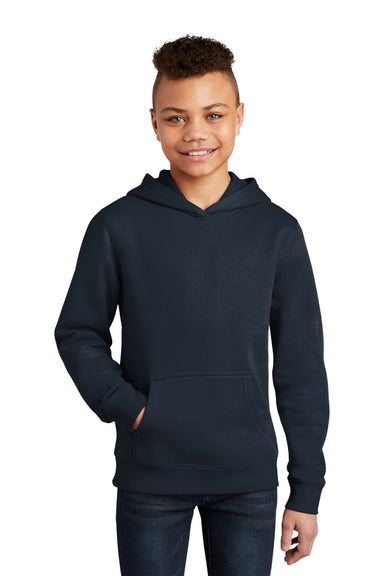 District Youth Very Important Fleece Hooded Sweatshirt Hoodie New Navy Blue Front