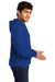 District Mens Very Important Fleece Hooded Sweatshirt Hoodie Deep Royal Blue Side