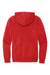 District DT6100 Mens Very Important Fleece Hooded Sweatshirt Hoodie Fiery Red Flat Back