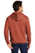 District Mens Very Important Fleece Hooded Sweatshirt Hoodie Heather Russet Red Side