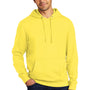 District Mens Very Important Fleece Hooded Sweatshirt Hoodie - Light Yellow