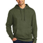 District Mens Very Important Fleece Hooded Sweatshirt Hoodie - Olive Green