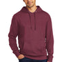 District Mens Very Important Fleece Hooded Sweatshirt Hoodie - Plum Purple