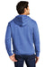 District Mens Very Important Fleece Hooded Sweatshirt Hoodie Royal Blue Frost Side
