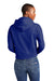 District DT6101 V.I.T. Fleece Hooded Sweatshirt Hoodie Deep Royal Blue Back