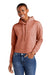 District DT6101 V.I.T. Fleece Hooded Sweatshirt Hoodie Desert Rose Front