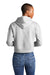 District DT6101 V.I.T. Fleece Hooded Sweatshirt Hoodie Heather Light Grey Back
