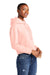 District DT6101 V.I.T. Fleece Hooded Sweatshirt Hoodie Rosewater Pink 3Q