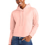 District Womens V.I.T. Fleece Hooded Sweatshirt Hoodie - Rosewater Pink