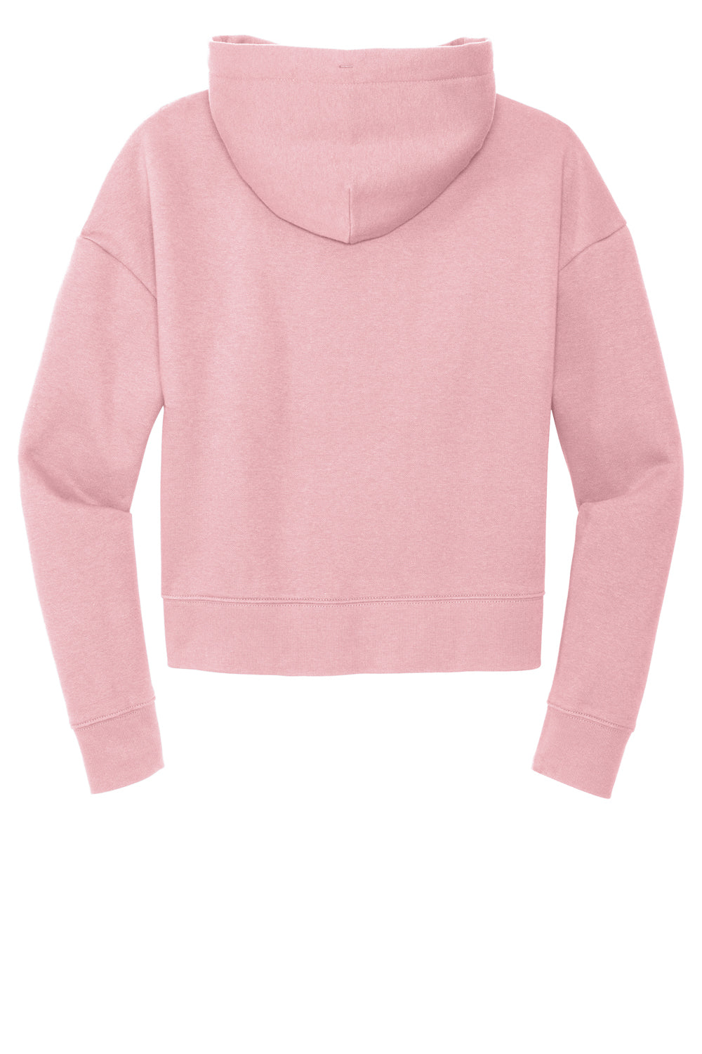 District DT6101 V.I.T. Fleece Hooded Sweatshirt Hoodie Wisteria Pink Flat Back