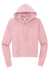 District DT6101 V.I.T. Fleece Hooded Sweatshirt Hoodie Wisteria Pink Flat Front