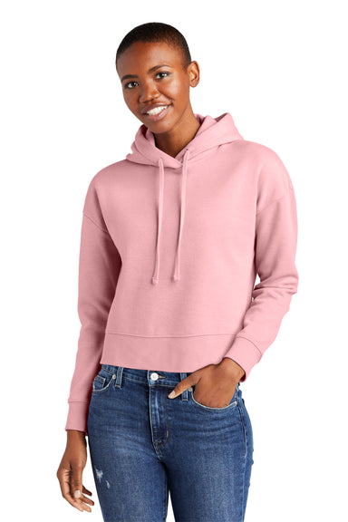 District DT6101 V.I.T. Fleece Hooded Sweatshirt Hoodie Wisteria Pink Front
