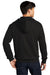 District Mens Very Important Fleece Full Zip Hooded Sweatshirt Hoodie Black Side