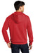 District Mens Very Important Fleece Full Zip Hooded Sweatshirt Hoodie Classic Red Side