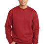 District Mens Very Important Fleece Crewneck Sweatshirt - Classic Red