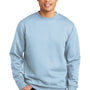 District Mens Very Important Fleece Crewneck Sweatshirt - Ice Blue