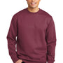 District Mens Very Important Fleece Crewneck Sweatshirt - Plum Purple