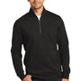 District Mens Very Important 1/4 Zip Sweatshirt - Black