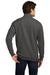 District Mens Very Important 1/4 Zip Sweatshirt Heather Charcoal Grey Side