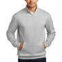 District Mens Very Important 1/4 Zip Sweatshirt - Heather Light Grey