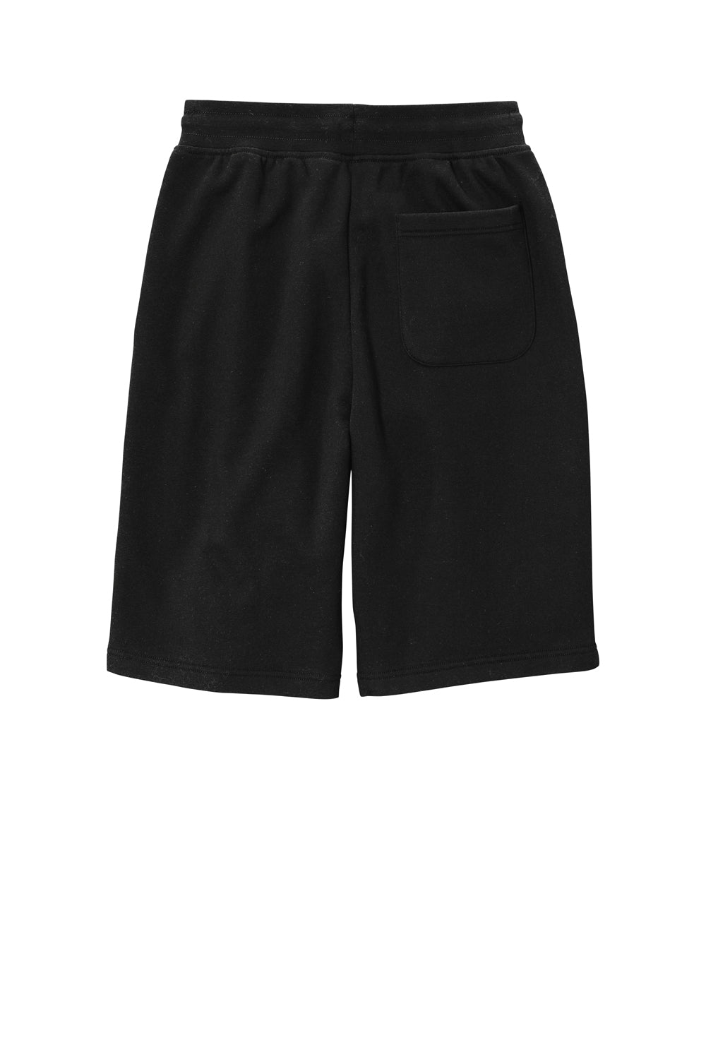 District DT6108 V.I.T. Fleece Shorts w/ Pockets Black Flat Back