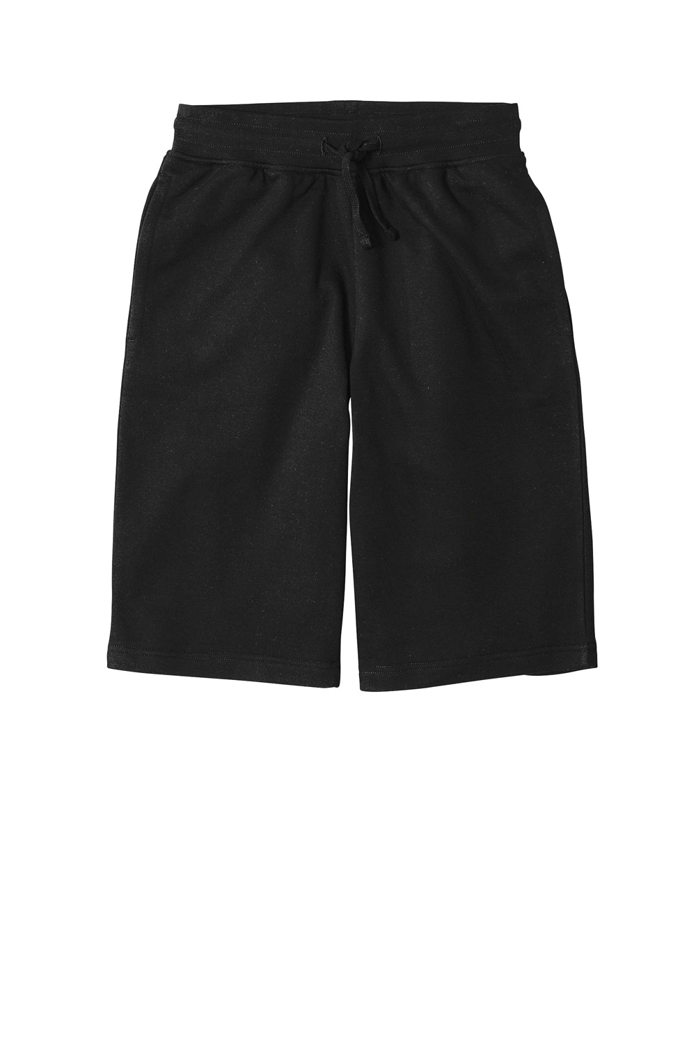 District DT6108 V.I.T. Fleece Shorts w/ Pockets Black Flat Front