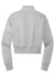 District DT6111 V.I.T. Fleece 1/4 Zip Sweatshirt Heather Light Grey Flat Back
