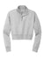 District DT6111 V.I.T. Fleece 1/4 Zip Sweatshirt Heather Light Grey Flat Front