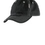 District Mens Adjustable Hat - Black/Chrome Grey