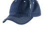 District Mens Adjustable Hat - New Navy Blue/Light Blue