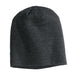 District DT618 Slouch Beanie Heather Charcoal Grey Front