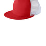 District Mens Flat Bill Snapback Trucker Hat - New Red