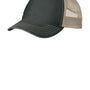District Mens Adjustable Hat - Black/Khaki Brown