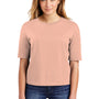 District Womens Very Important Boxy Short Sleeve Crewneck T-Shirt - Dusty Peach
