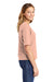 District Womens Very Important Boxy Short Sleeve Crewneck T-Shirt Dusty Peach Side