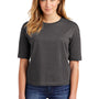 District Womens Very Important Boxy Short Sleeve Crewneck T-Shirt - Heather Charcoal Grey