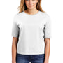 District Womens Very Important Boxy Short Sleeve Crewneck T-Shirt - White
