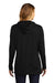 District Womens Featherweight French Terry Hooded Sweatshirt Hoodie Black Side
