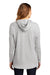 District Womens Featherweight French Terry Hooded Sweatshirt Hoodie Heather Light Grey Side